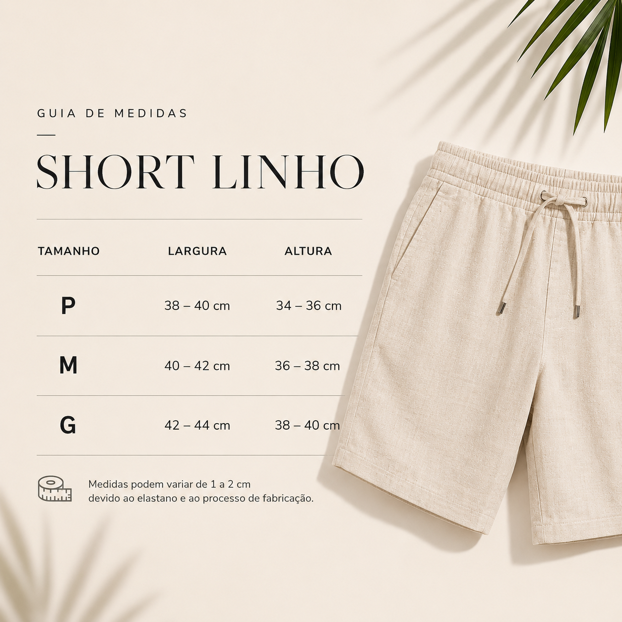 Short Linho - Premium